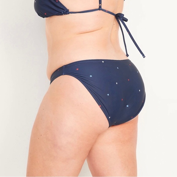 Old Navy 3-piece bikini separates RED WHITE AND BLUE good used condition - Picture 6 of 11